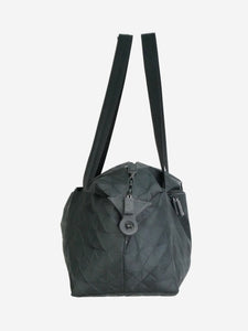 Pleats Please Black asymmetric top handle bag