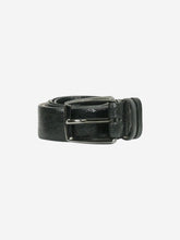 Load image into Gallery viewer, Black textured patent leather belt Belts Brunello Cucinelli 
