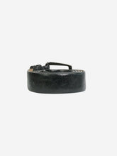 Load image into Gallery viewer, Black textured patent leather belt Belts Brunello Cucinelli 
