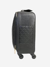 Load image into Gallery viewer, Black 2017 leather quilted suitcase Luggage &amp; Travel Bags Chanel 
