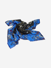 Load image into Gallery viewer, Blue floral printed scarf Scarves Dries Van Noten 
