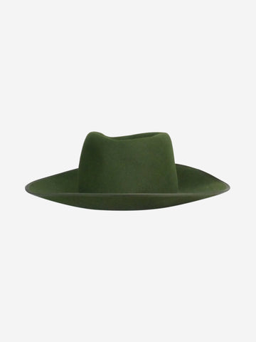 Green fedora hat Hats Bamford 