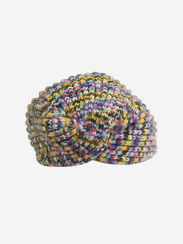 Multi knitted knot hat Hats Missoni 