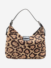 Load image into Gallery viewer, Brown Unborn calf shoulder bag Top Handle Bags Fendi 
