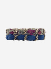 Load image into Gallery viewer, Gold woven chain link and logo bracelet Jewellery Chanel 
