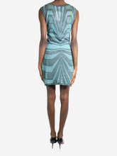 Load image into Gallery viewer, Blue sleeveless patterned dress - size UK 8 Dresses Missoni 
