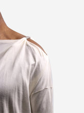 Load image into Gallery viewer, Cream long sleeve knit top - size S Tops Brunello Cucinelli 
