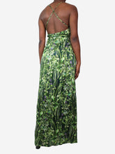 Load image into Gallery viewer, Green floral slip dress - size M Dresses Bertioli 
