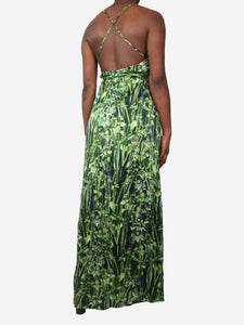 Bertioli Green floral slip dress - size M