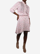 Load image into Gallery viewer, Pink floral lace trimmed dress - size S Dresses Zadig &amp; Voltaire 
