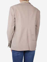 Load image into Gallery viewer, Neutral wool-blend blazer - size EU 34 Coats &amp; Jackets DAY Birger et Mikkelsen 
