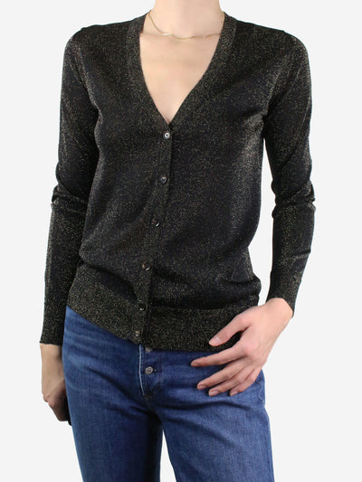 Black sparkly cardigan - size UK 6 Knitwear Gucci 