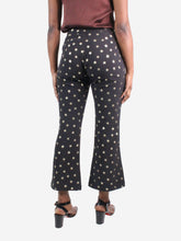 Load image into Gallery viewer, Black star print trousers - size S Trousers Rixo 
