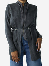 Load image into Gallery viewer, Grey zip-up cardigan - size M Knitwear Brunello Cucinelli 
