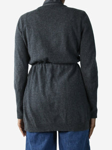 Brunello Cucinelli Grey zip-up cardigan - size M