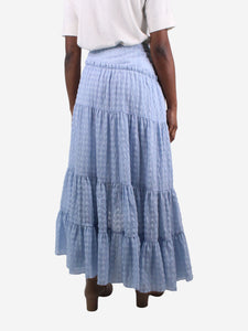 3.1 Phillip Lim Blue gingham seersucker skirt - size US 2