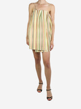 Load image into Gallery viewer, Multicolored sleeveless striped mini dress - size FR 36 Dresses Jacquemus 
