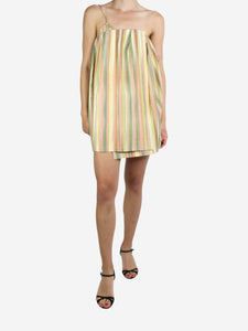Jacquemus Multicolored sleeveless striped mini dress - size FR 36