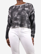 Load image into Gallery viewer, Black cropped sweater - size One Size Knitwear Sarah Pacini 
