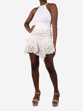 Load image into Gallery viewer, Cream embroidered skirt - size FR 36 Skirts Isabel Marant Etoile 
