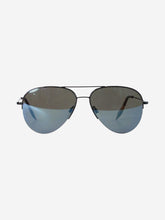 Load image into Gallery viewer, Black aviator sunglasses Sunglasses Victoria Beckham 
