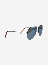 Load image into Gallery viewer, Black aviator sunglasses Sunglasses Victoria Beckham 
