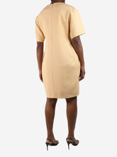 Load image into Gallery viewer, Neutral v-neck dress - size FR 42 Dresses Celine 
