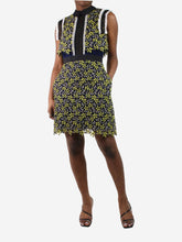 Load image into Gallery viewer, Yellow floral embroidered dress - size UK 12 Dresses Self Portrait 
