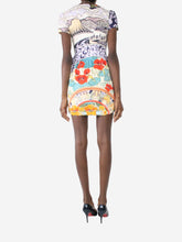 Load image into Gallery viewer, Multi floral printed mini dress - size UK 6 Dresses Mary Katrantzou 
