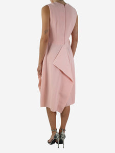 Roksanda Pink sleeveless asymmetric dress - size UK 12