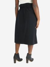 Load image into Gallery viewer, Black belted wool skirt - size FR 42 Skirts Joseph 

