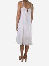 Load image into Gallery viewer, White slip on dress - size UK 10 Dresses ME+EM 
