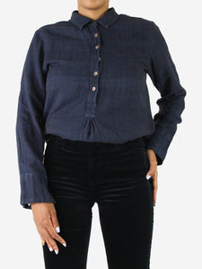 Bolam Style Bolam Style Blue button up long sleeve top - size XS