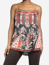 Load image into Gallery viewer, Red floral cami top - size UK 12 Tops Isabel Marant Etoile 
