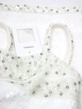 Load image into Gallery viewer, White bejewelled sequin dress - size 6 Dresses Chanel 
