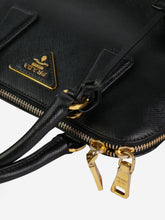 Load image into Gallery viewer, Black Lux Promenade 2013 saffiano bag Top Handle Bags Prada 
