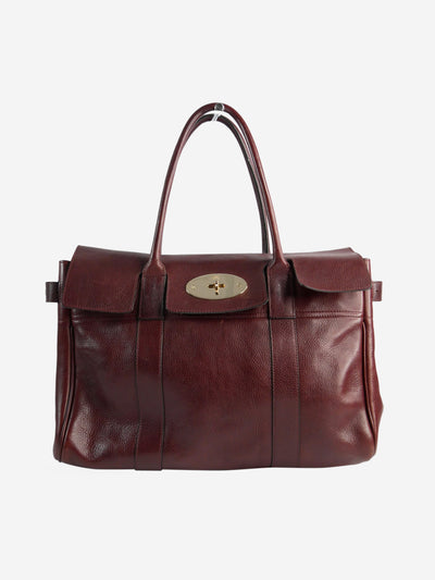 Brown Bayswater leather handbag Top Handle Bags Mulberry 