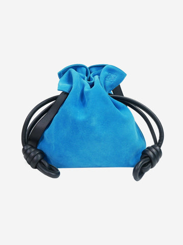 Blue suede Flamenco cross-body bag Cross-body bags Loewe 