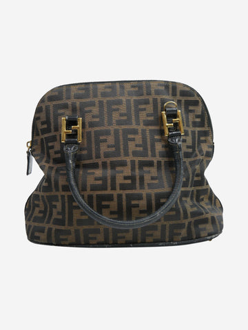 Brown monogram handbag Top Handle Bags Fendi 