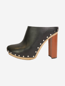 Proenza Schouler Black studded clog heels - size EU 37