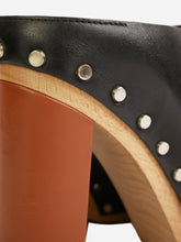 Load image into Gallery viewer, Black studded clog heels - size EU 37 Heels Proenza Schouler 
