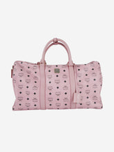 Load image into Gallery viewer, Pink Ottomar Weekender bag Luggage &amp; Travel Bags MCM 
