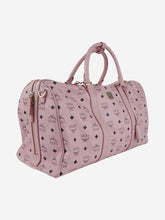Load image into Gallery viewer, Pink Ottomar Weekender bag Luggage &amp; Travel Bags MCM 
