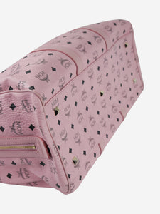 MCM Pink Ottomar Weekender bag