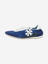 Load image into Gallery viewer, Blue suede trainers - size UK 6.5/7 Trainers Tory Burch 
