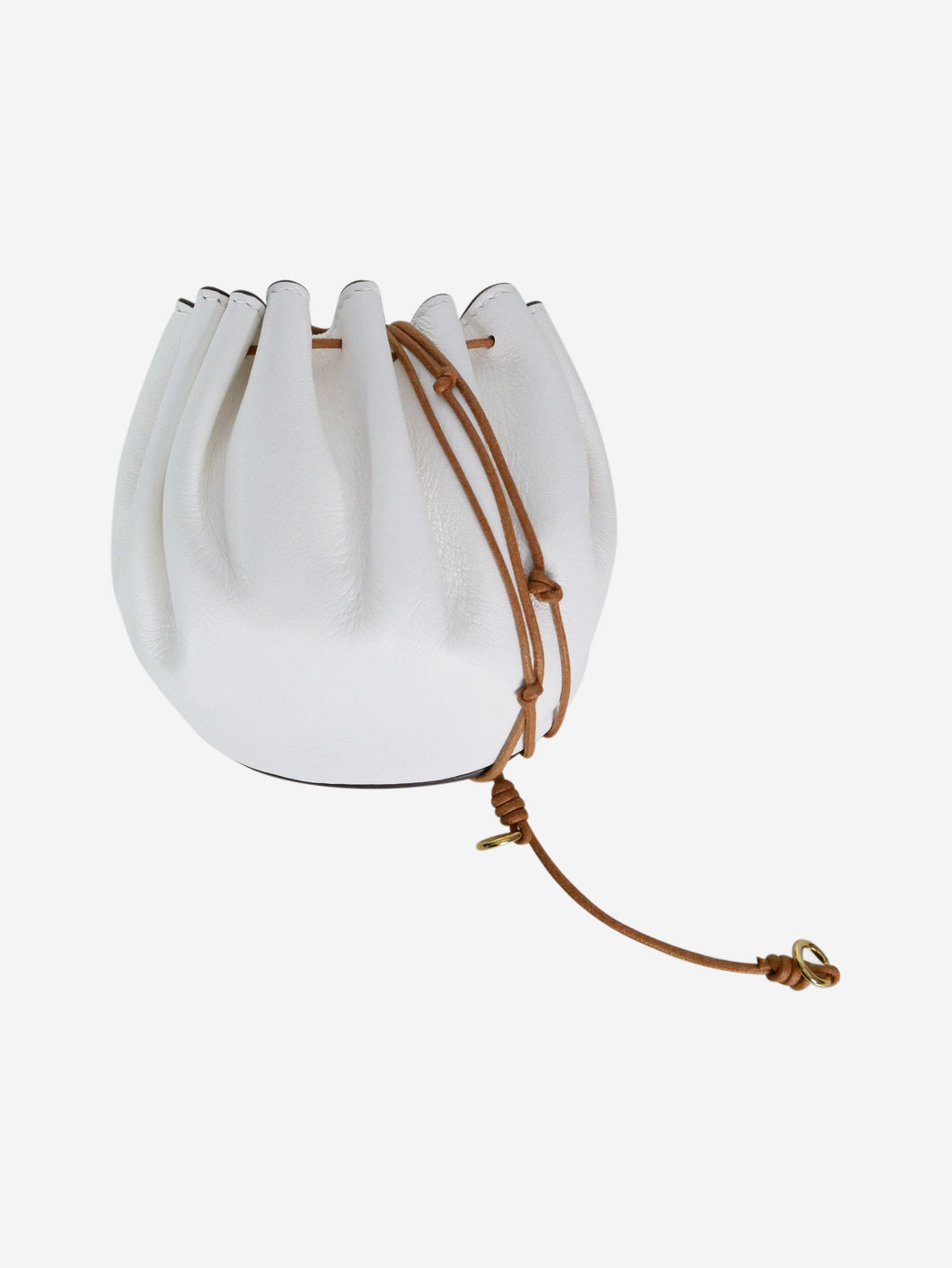 White Paloma Ruched pouchette Shoulder bags Ulla Johnson 