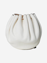 Load image into Gallery viewer, White Paloma Ruched pouchette Shoulder bags Ulla Johnson 
