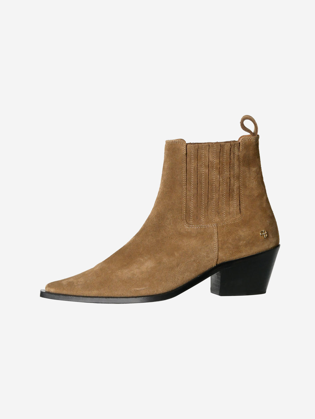 Brown suede ankle boots - size EU 38 Boots Anine Bing 