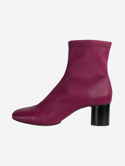 Pink leather ankle boots - size EU 39 Boots Isabel Marant 