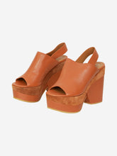 Load image into Gallery viewer, Brown platform shoes - size EU 38 Shoes See By Chloe 
